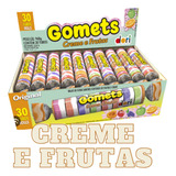 Bala De Goma Gomets Sabor Sortido De Frutas Caixa 30un Tubos