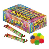 Bala De Goma Gomets Sabor Sortido De Frutas Caixa 30un Tubos