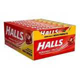 Bala Drops Morango 28g Caixa Com 21 Unidades Halls