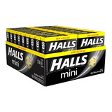 Bala Halls Mini Sem Açúcar Extra Forte C/18x15g - Envio 24h
