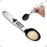 Balança Colher Eletrônica Digital Led Medidor 500g Inox