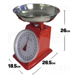 Balança Cozinha Mesa Profissional Retro Vintage Vermelha 30k