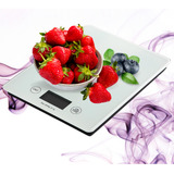 Balança De Cozinha Digital Precisão 5kg Pesar Alimentos Capacidade Máxima 5 Kg Cor Branco