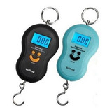 Balança Digital Com Lcd Gancho Para Pesca Mala Pesa Até 40kg