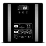 Balança Digital Corporal Banheiro Com Bioimpedância Fitness Cor Preto