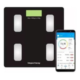 Balança Digital Corporal De Bioimpedancia Iwbdbio-001app Cor Preta