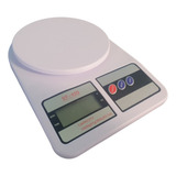 Balança Digital De Cozinha Alta Precisão 1g A 10 Kg Cor Branco