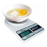 Balança Digital De Cozinha Confeitaria De Precisão Até 10kg Cor Branco