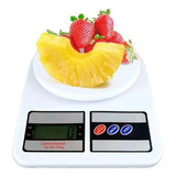 Balança Digital De Precisão Cozinha 10kg Nutrição E Dieta Capacidade Máxima 10 G Cor Branco