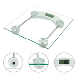 Balança Digital Quadrada Vidro Temperado Banheiro Academias
