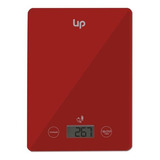 Balança Eletrônica De Precisão Até 5kg Touch Digital - Ce118 Vermelha