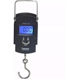 Balança Pesca Mala Digital Ate 50kg C/ Gancho Visor Led