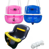 Balanço Infantil Bebê Kids Criança Com Cinto + Cordas Brinde