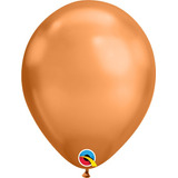 Balão 11 R Chrome Cobre Pc100 Qualatex Plain Latex