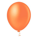 Balao 9 Liso Redondo Granfesta Laranja 50un Pic Pic