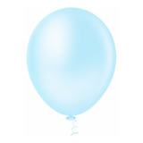 Balão Bexiga Candy Color 5 Polegadas Tema Infantil Revelação Cor Azul Candy