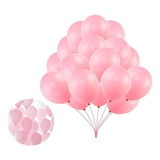 Balão Bexiga Liso Festa Decoração 6 Polegadas 100 Unidades Cor Rosa