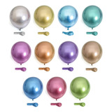 Balão Bexiga Metalizado Colorido - Cromado