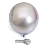 Balão Bexiga Metalizado Colorido Cromado 50un