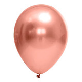 Balão Bexiga Metalizado Cromado Redondo Nº5