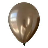 Balão Bexiga Metalizado Cromado Redondo Nº9