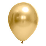 Balão Bexiga Metalizado Cromado Redondo Nº9