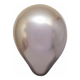Balão Bexiga Metalizado Prata - Cromado - 25 Unidades N° 5