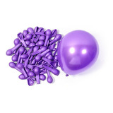 Balão Bexiga Metalizado Roxo Violeta 5