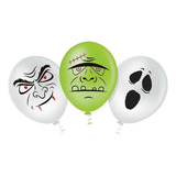 Balão Bexiga Monstros Halloween N10