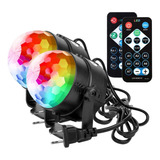 Balão De Bola Led De Discoteca Magic Crystal Rgb De 2 Peças