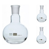 Balão Fundo Redondo 50ml Com Junta 24/40 (3 Peças)