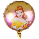 Balão Metalizado Redondo Princesas 45cm Kit