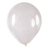 Balão Redondo Cristal Transparente Tamanho 5