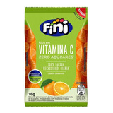Balas De Gelatina Fini Vitamina C Zero Açúcares Laranja 18g