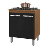 Balcão Armário Cooktop P/ Fogão 4 Bocas Jade Gabinete Moblis