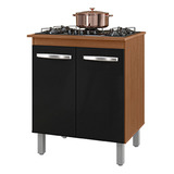 Balcão Armário P/ Fogão Cooktop 4 Bocas Jade Gabinete 