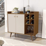 Balcão Buffet Adega Sala Jantar Chandon Edn Off White/natura