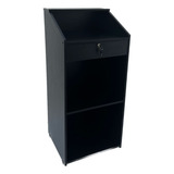 Balcão Caixa Box Mdf Preto Caixa Vallet