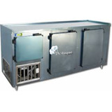 Balcão De Encosto Refrigerado 2,00 Mts Refrigel Inox