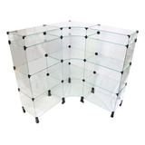Balcão De Vidro Em L - 1,10 X 1,10 X 0,40 !!