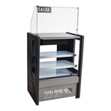 Balcão Expositor Vitrine Caixa C/ Led 80cm Pvcnp080 Polar