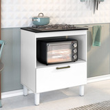 Balcão Para Cooktop 4 Bocas Com Porta Basculante Master