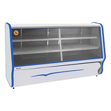 Balcão Refrigerado 1,80 Mts Com 2 Pista Fria Vitrine Exposi