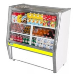 Balcão Refrigerado Vitrine Expositor 1,00 Mt Vidro Reto Rfg