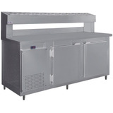Balcão Serviço Porta Condimentos Rf041 1.9m Frilux 500 Lt
