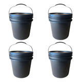 Balde 16l Para Esmalte - 4 Pçs