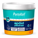 Balde 1kg Rejunte Epóxi Premium Azul Celeste Piscina Parede 