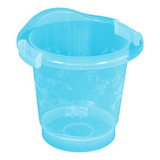 Balde Azul Banho Bebe Recem Nascido Ofuro Banheira Burigotto