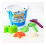 Balde De Praia Infantil Castelo De Areia + Acessórios