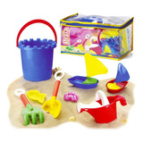 Balde De Praia Infantil Kit C/